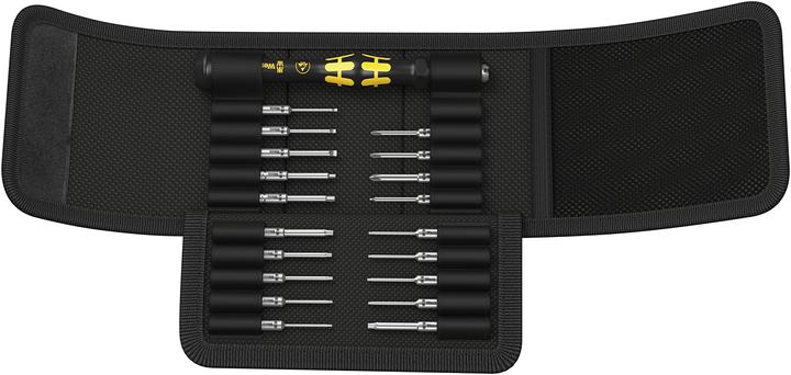 Produktbild Wera Kraftform Kompakt Micro-Set ESD/20 (Phillipps-Kreuzschlitz (PH), Schlitzschrauben, TX, TX Plus)