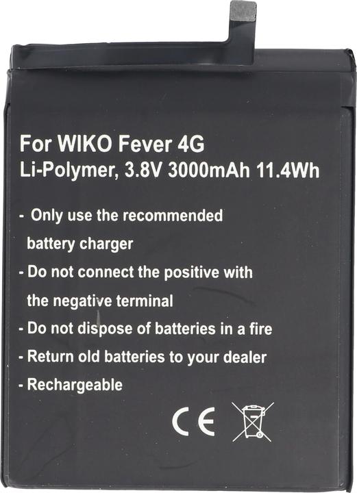 Produktbild Wiko Akku Fever, FEVER 4G Akku TLP15J15