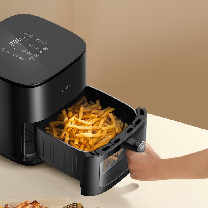 Produktbild Terraillon Ölfreie Fritteuse mit Dual-Heating-Technologie und 8 Automatikprogrammen