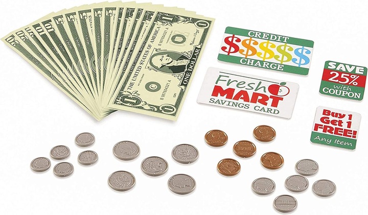 Actual product image Melissa & Doug Fresh Mart Grocery Store Companion Set