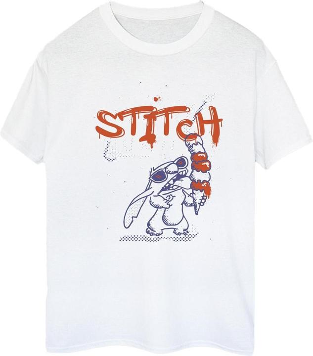 Produktbild Disney Lilo & Stitch Ice Cream Boyfriend Fit TShirt (XL)