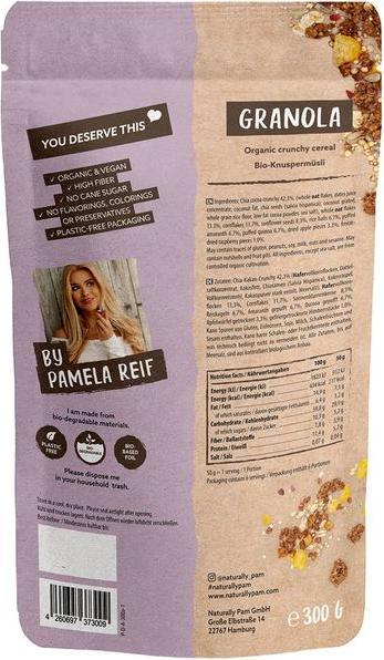 Produktbild Naturally Pam Bio Granola crunchy classic 300 g (320 g)