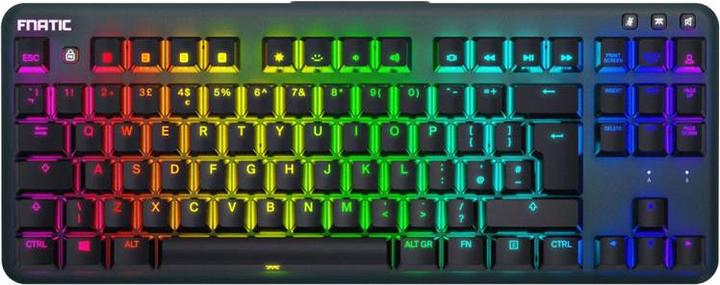 Actual product image Fnatic miniSTREAK, TKL Gaming Keyboard, RGB LED - ISO-DE, MX-Silent-Red (Cable)