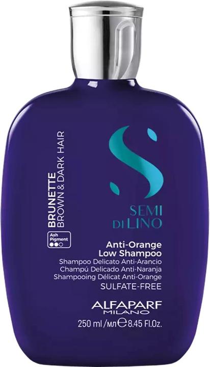 Actual product image Alfaparf Semi Di Lino Anti-Orange Low Shampoo (250 ml, Liquid shampoo)