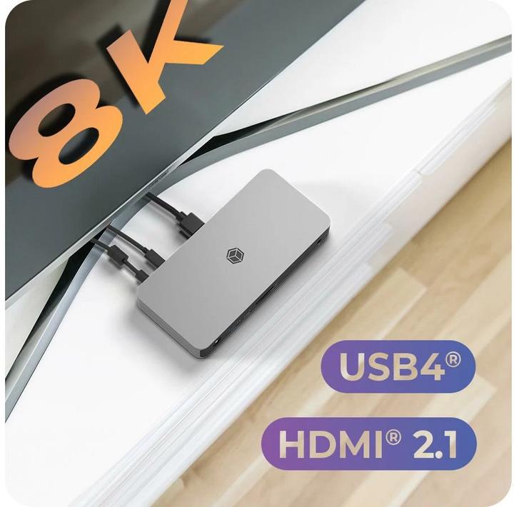 Productafbeelding Icy Box IB-DK2880-C41 (USB-C, 11 Havens)