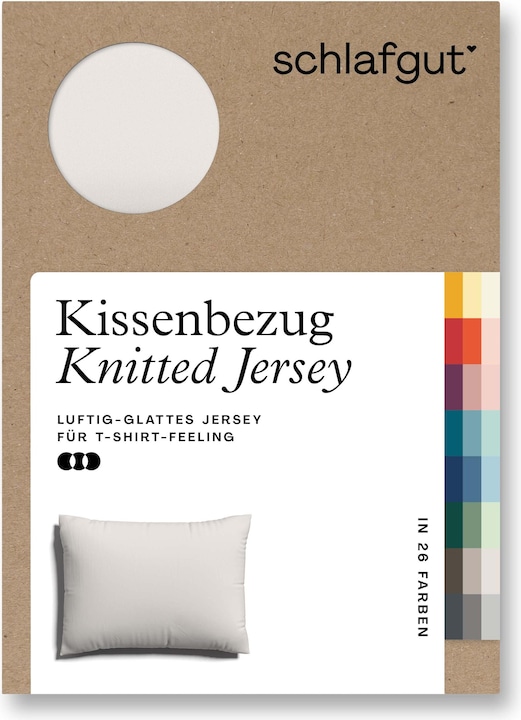 Produktbild schlafgut Knitted Jersey (Duvetbezug, 60 x 80 cm)