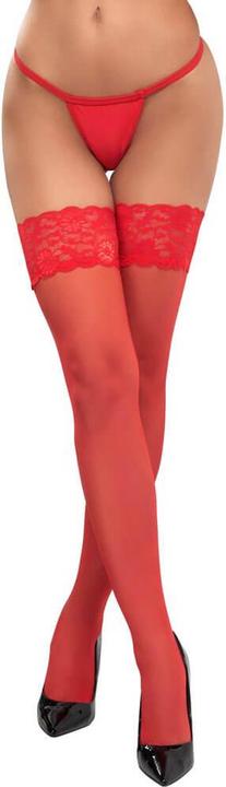 Actual product image Cottelli Collection Halterless Stockings (M)