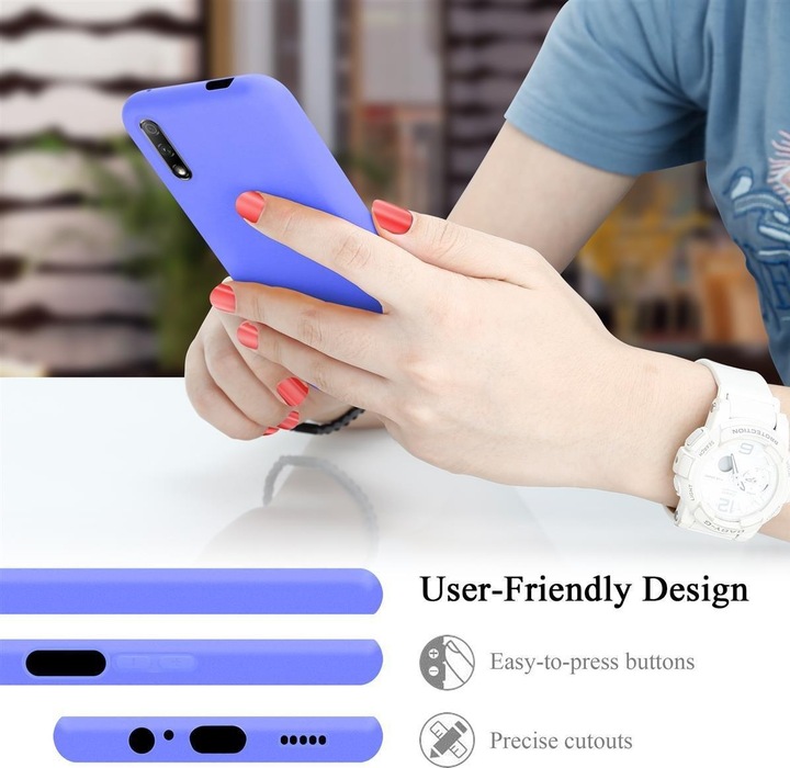 Actual product image Cadorabo TPU Liquid Silicone Case Cover (Vivo Y9s)