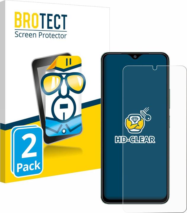 Immagine prodotto BROTECT Pellicola Trasparente (2 Pezzo/i, Xiaomi Redmi A3)