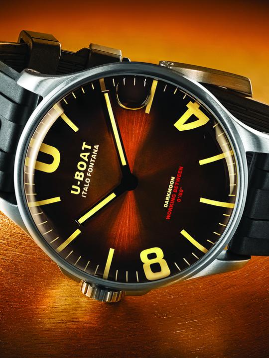 Actual product image U-Boat 8703/B Darkmoon Brown SS Soleil 44mm 5ATM (Analogue wristwatch, 44 mm)