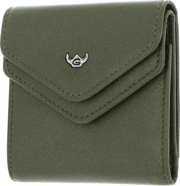 Actual product image Golden Head Valencia wallet RFID protection leather 7.5 cm