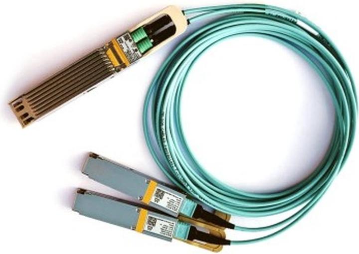 Actual product image NVIDIA AOC splitter IB twin portHDR400Gb