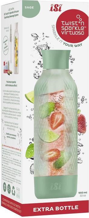 Produktbild ISI TwistnSparkle Flasche Sage gn