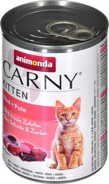 Actual product image animonda Carny 4017721837125 Canned Cat Food 400 g (Puppy + kitten, 1 pcs., 400 g)