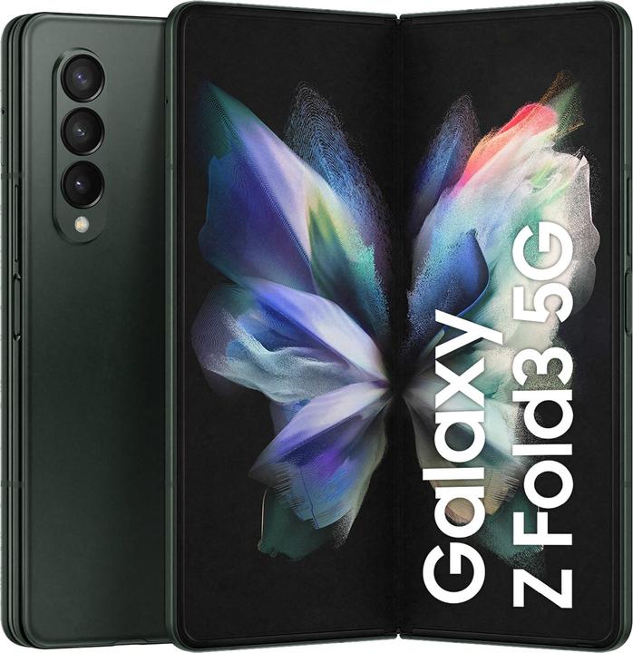 Produktbild Samsung Galaxy Z Fold3 5G EU (512 GB, Phantom Green, 7.60", SIM + eSIM, 5G)