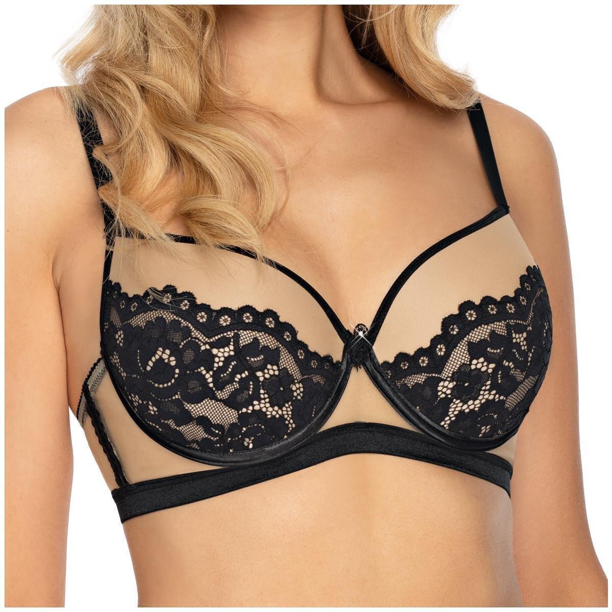 Róza, BH, Torfi push-up bra, Schwarz, (70 C, Einzelpack)