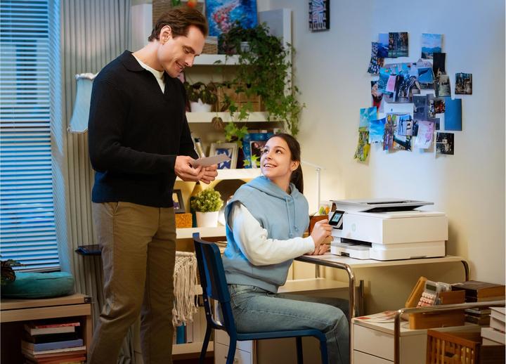 Produktbild HP Envy Photo 7930 All-in-One Color Inkjet 10ppm Print Scan Copy Photo Printer USB 2.0 Wi-Fi (Tintenpatrone, Farbe)