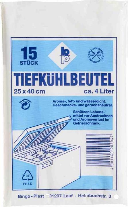 Immagine prodotto Bingo Plast Sacchetti per congelatore Unimet 25 X 40 Bt a 15pz 504 (15 x)
