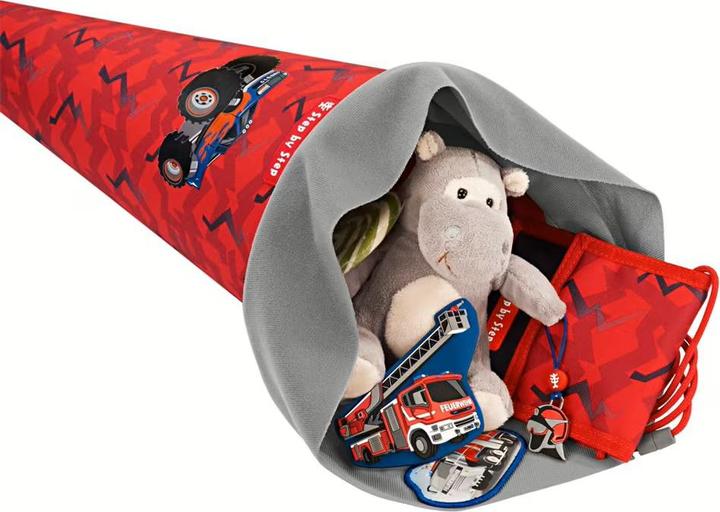 Produktbild Step by Step Schultüte,mit eingenähtem Bändchen (70 cm, 1x)