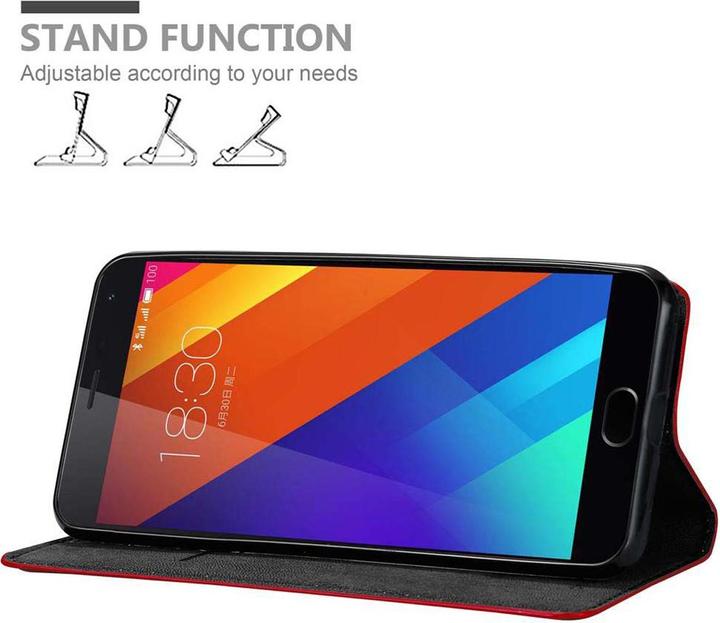 Actual product image Cadorabo Book Invisible Magnet Cover (Meizu MX5)