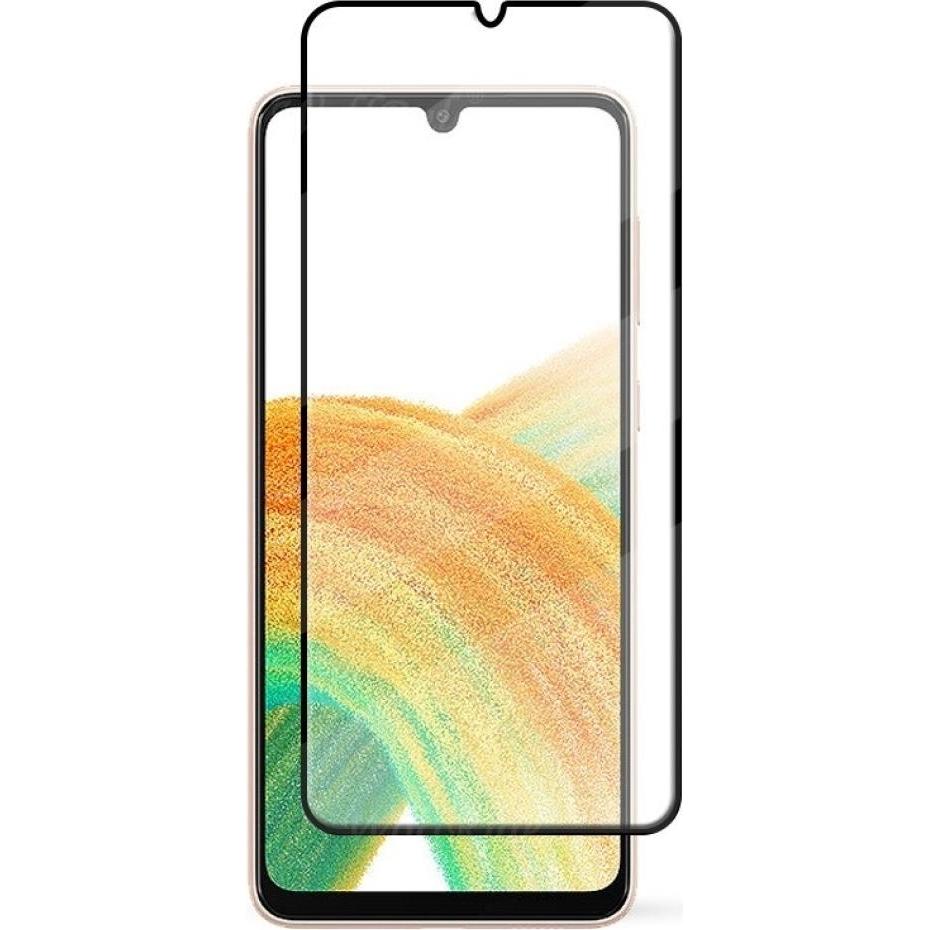 Screenguard Samsung Galaxy A33 5G Full Screen Panzerglas Schutzfolie 2.5D 9H (1 Stück, Samsung Galaxy A33 5G), Smartphon...