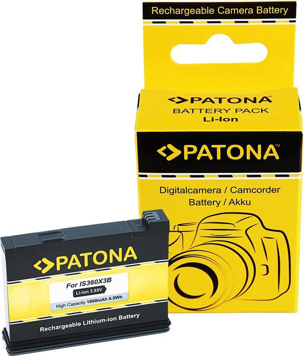 Actual product image Patona Digital camera battery for Insta360 X3 CINAQBT/A (Camera battery)