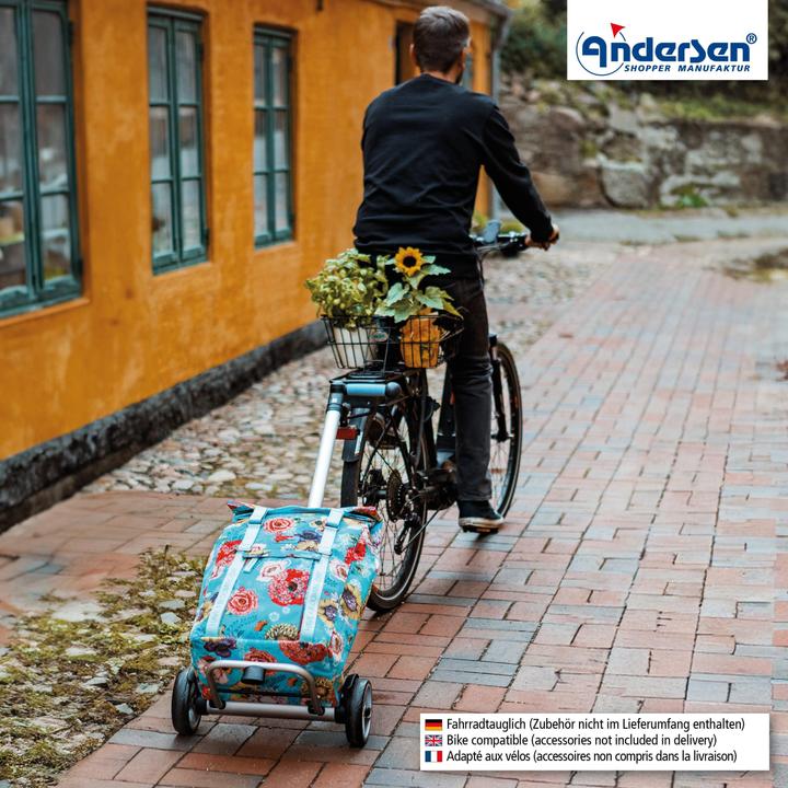 Actual product image Andersen Unus Shopper Basil Bloom