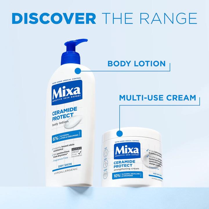 Actual product image Mixa Ceramide Protect Strengthening Cream (Body cream, 400 ml)