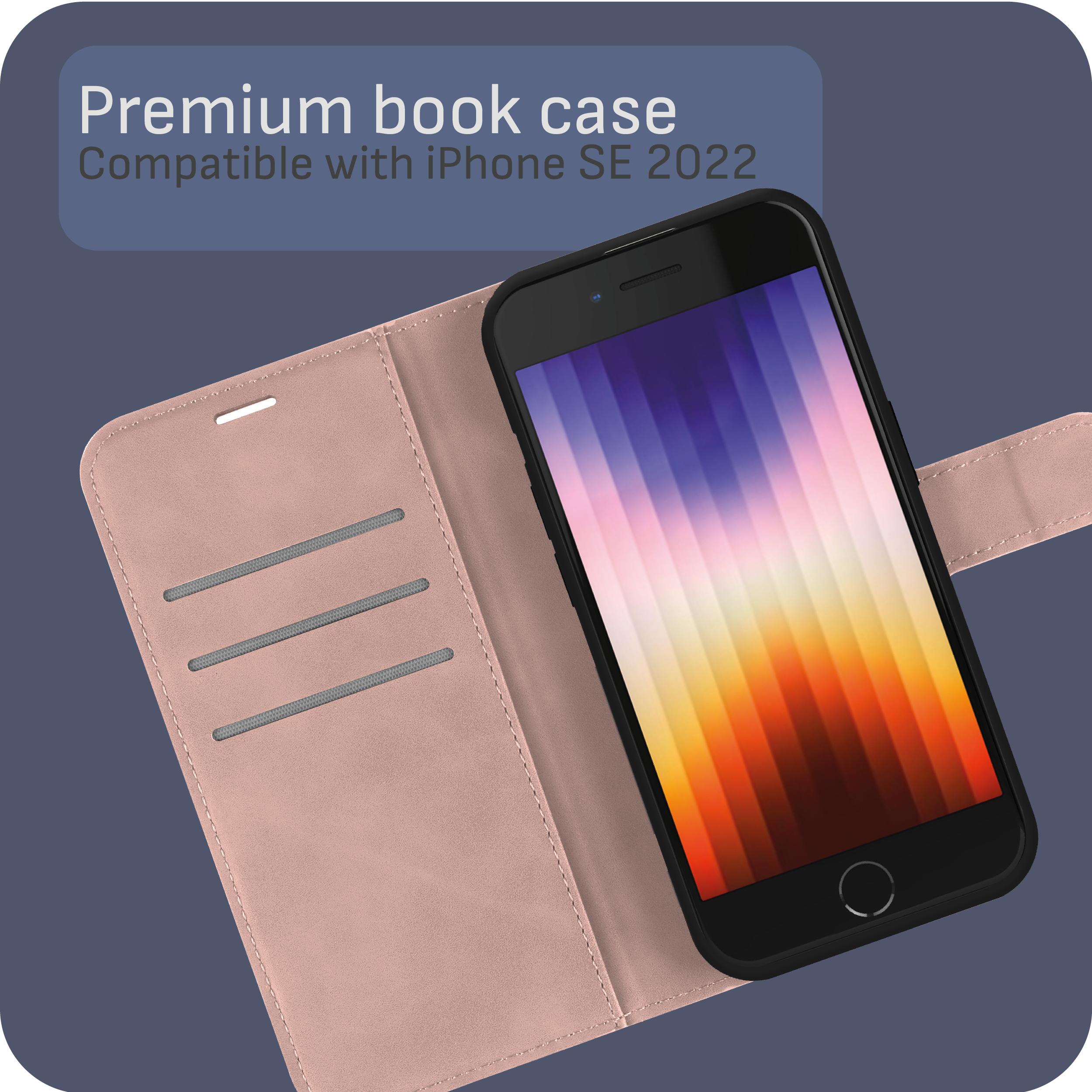 Thumbnail - Cazy Premium-Geldbörsen-Etui für iPhone SE 2022, Magnetisches Geldbörsen-Etui, Kartenfächer, Ständer - (Apple iPhone SE ...