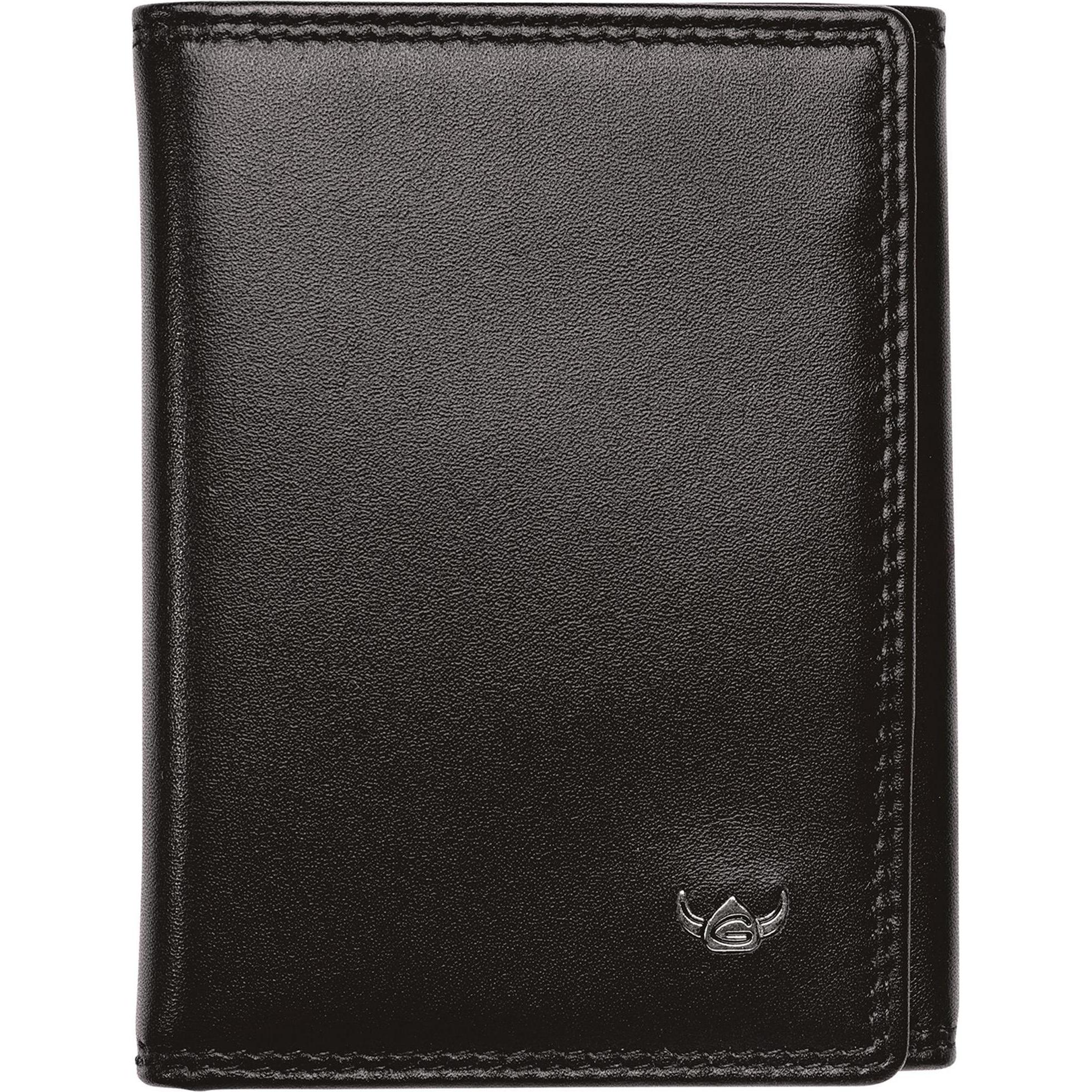 Thumbnail - Golden Head, Herren, Portemonnaie, Polo Geldbörse RFID Schutz Leder 8 cm, Schwarz