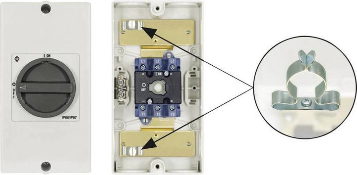 Produktbild Kraus & Naimer EMV-Reparaturschalter KG 3polig