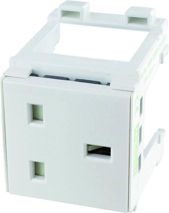 Produktbild Murr Elektronik Modlink MSVD Steckdose Grossbritannien 250VAC/13A Schraubklemmen Tragschienenmontage