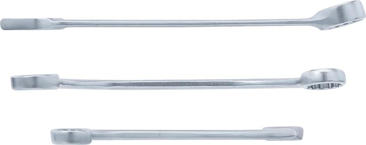 Actual product image BGS Combination Spanner Assortment Inch / Metric Sizes 50 pcs. (1/2", 1/4", 10 mm, 11 mm, 11/16", 12 mm, 13 mm, 14 mm, 15 mm, 16 mm, 17 mm, 18 mm, 19 mm, 3/4", 3/8", 5/16", 5/8", 7/16", 7/8", 9/16")