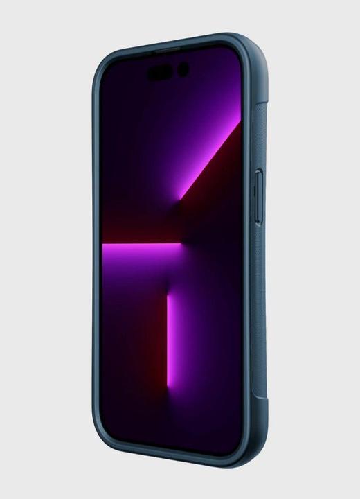 Image du produit X-Doria Étui pochette pour iPhone 14 avec coque arrière MagSafe bleue (Apple iPhone 14)