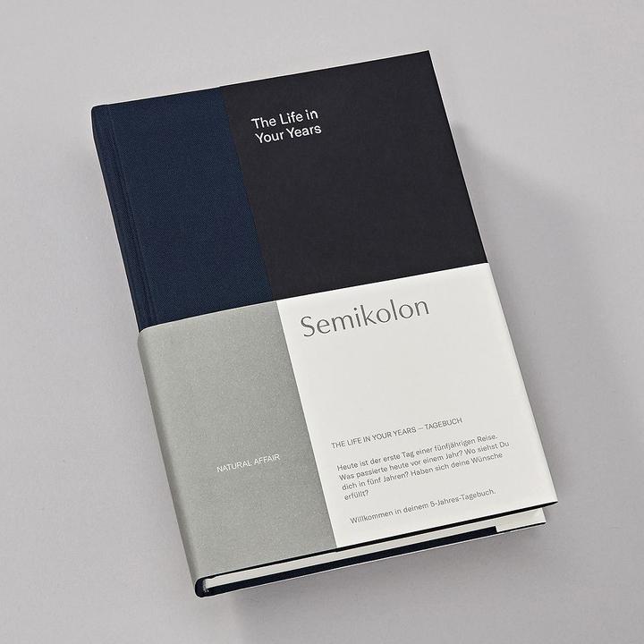Produktbild Semikolon The Life in Your Years, 5-Jahres Buch (A5), Midnight