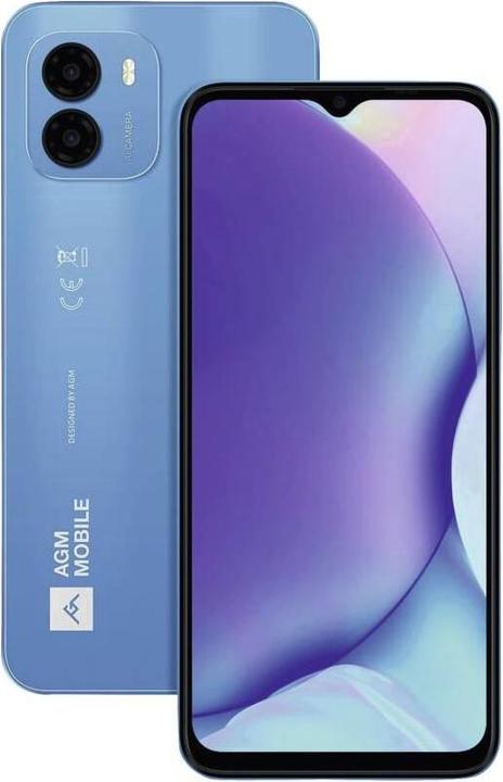 Produktbild AGM NOTE N1 128GB VIVID BLUE (128 GB, Vivid Blue, 6.52", Dual SIM)