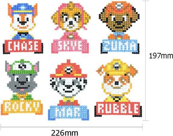 Actual product image Shenzhen Diamond Painting Sticker Mini Welpen