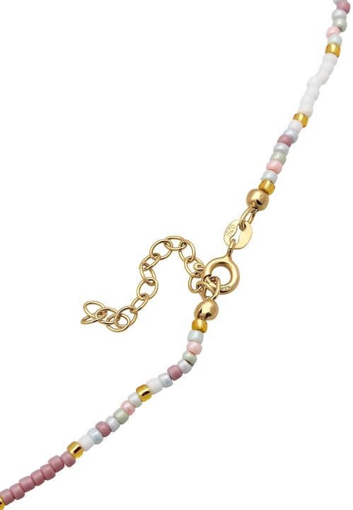 Immagine prodotto Elli Cuore, multicolore, collana di perle (Perle coltivate d'acqua dolce, Nessuna pietra, Argento 925 placcato oro, Vetro, Plastico, 36 cm)