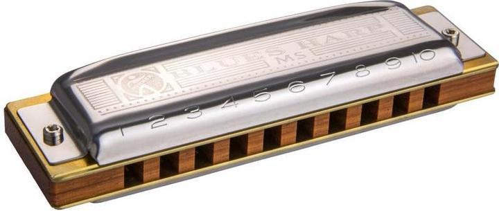 Produktbild Hohner Mundharmonika Blues Harp – G-Dur, Kanzellenkörper: Holz (Mundharmonika, G-Dur)