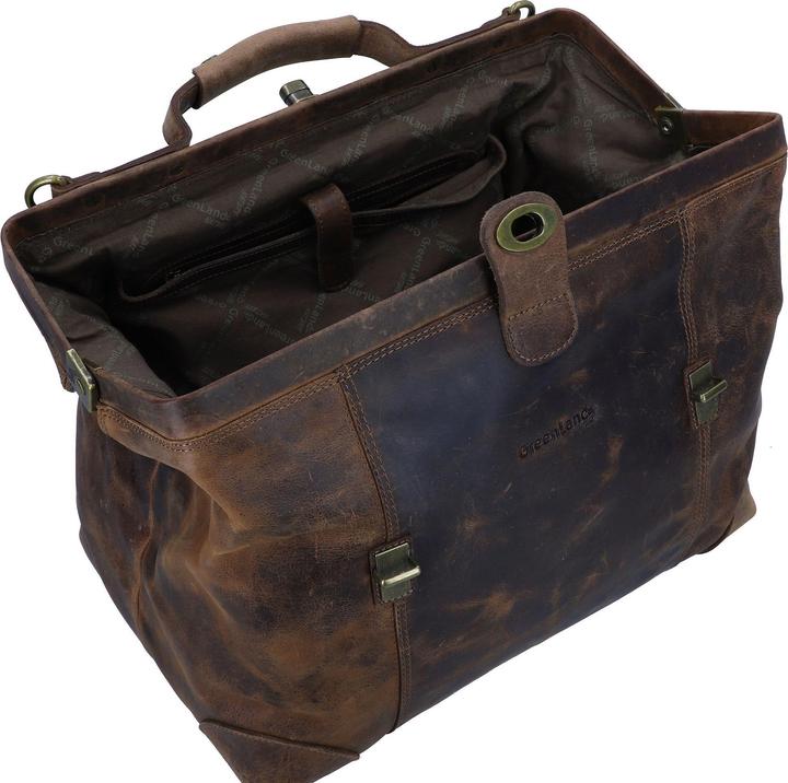 Actual product image Greenland Nature Classic hanger bag doctor's case leather 41 cm
