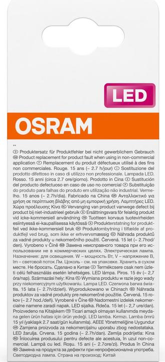 Actual product image Osram LED Monochrome (E27, 45 lm, 1 x)