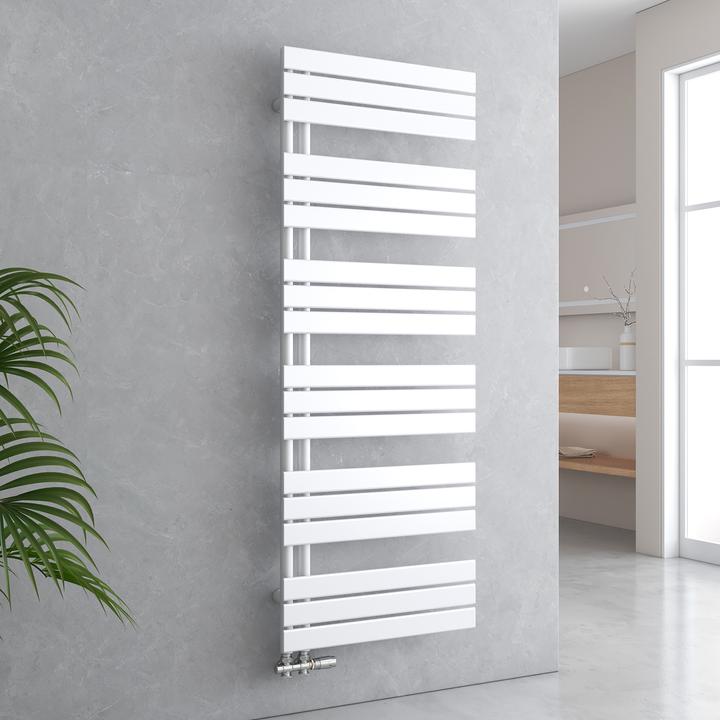 Produktbild Emke Badheizkörper Handtuchhalter Handtuchwärmer 160x60cm Weiss 958w