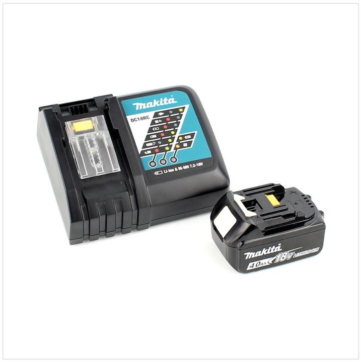 Productafbeelding Makita DRT 50 RM1J Accu multifunctionele bovenfrees 18V Brushless + 1x accu 4,0Ah + lader + Makpac
