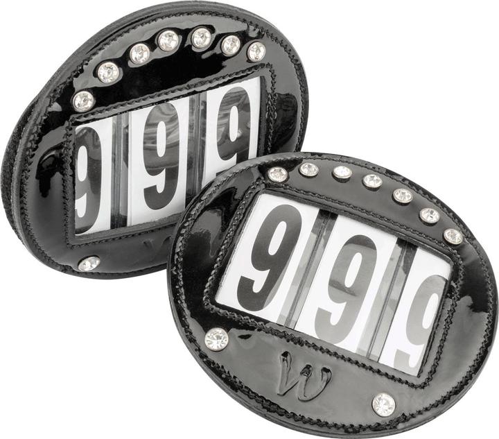 Produktbild Waldhausen Lackleder Reitnummer