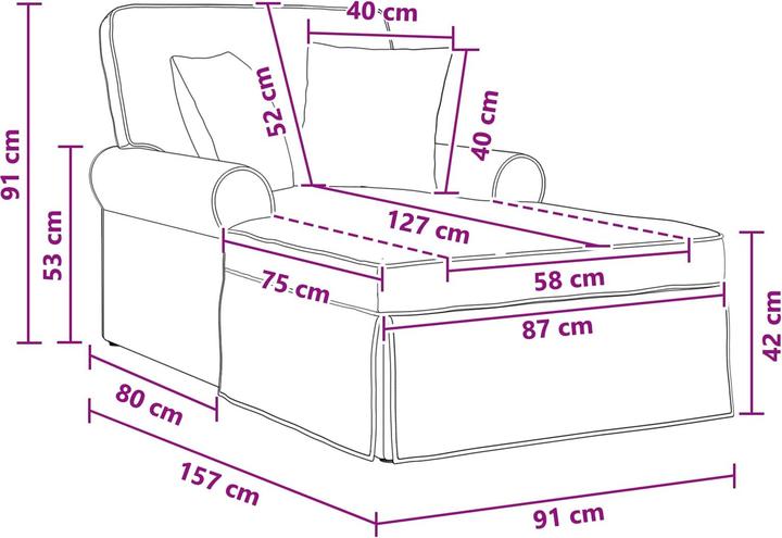 Actual product image vidaXL Moderner Lounge-Stuhl
