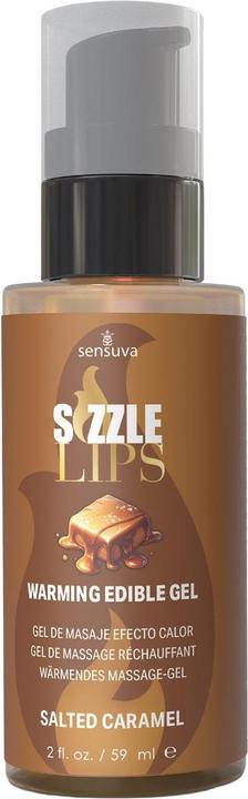 Actual product image Sensuva sizzle lips warming gel salted caramel 59ml