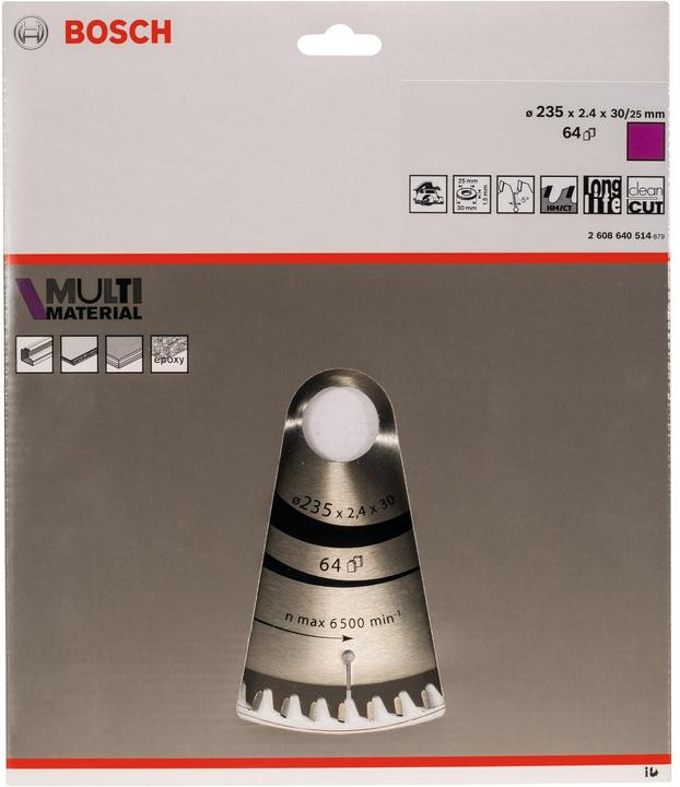 Productafbeelding Bosch Professional Zubehör Cirkelzaagblad Multi Materiaal