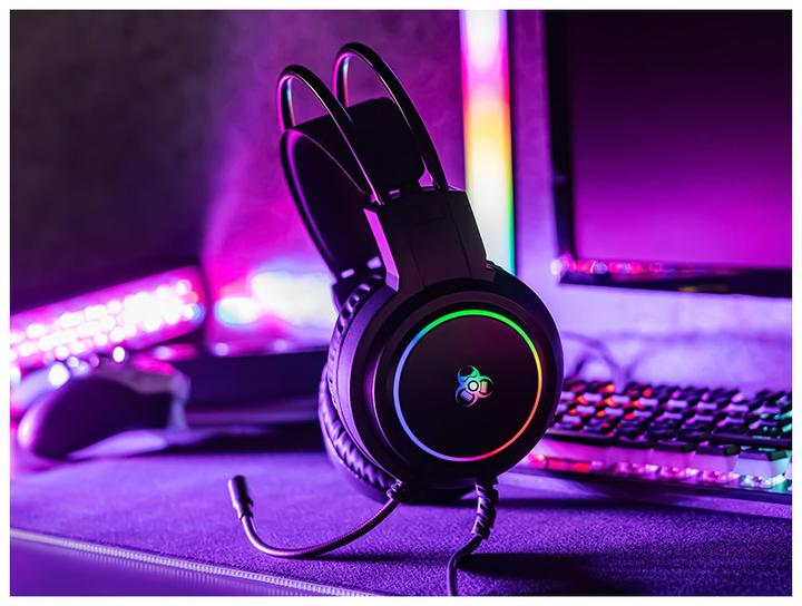 Produktbild Tracer Gaming Ακουστικά GZ X1 με RGB LED φωτισμό,Εύκαμπτο μικρόφωνο,USB,Ρυθμιστή έντασης - SLU47523 (Kabelgebunden)