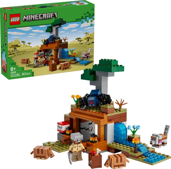 Produktbild LEGO Die Expedition zur Gürteltiermine (21269, LEGO Minecraft)