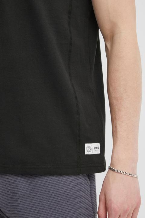 Immagine prodotto Solid Dorian T-Shirt A Maniche Corte Maglietta Da Uomo Con Collo Grandad (S)